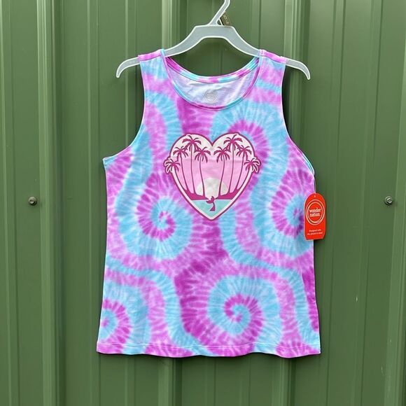 Girls Summer Tank Tops Shorts & Dress 5-Piece Bundle Size XL - Picture 8 of 11